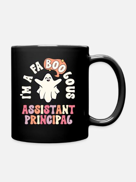 Faboolous Assistant Principal Retro Halloween - Mug uni - noir