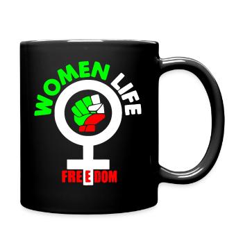 Women life freedom - Mug uni - noir - Droite