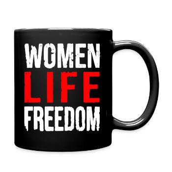 Women life freedom - Mug uni - noir - Droite