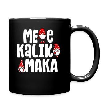 Mele Kalikimaka Christmas Gnomes Tropical Hawaii - Full Colour Mug - black - Right
