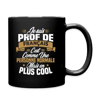 I am a French teacher - Full Colour Mug - black - Right