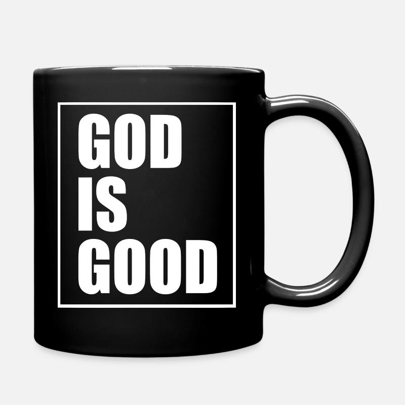 God is good - Full Colour Mug - black