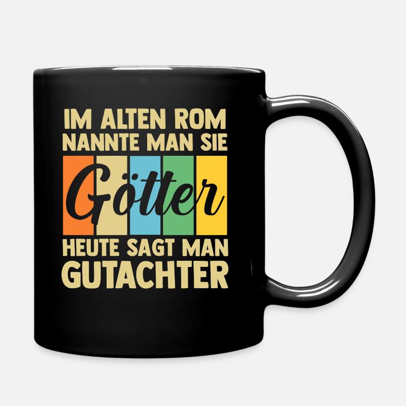 Gutachter - Tasse einfarbig - Schwarz
