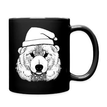 Noël Ours polaire Ours d’hiver Ours des neiges Animal 2 - Mug uni - noir - Droite