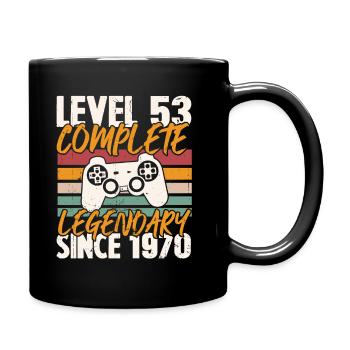 Cadeau d'anniversaire, Niveau 53 complete 1970 - Mug uni - noir - Droite