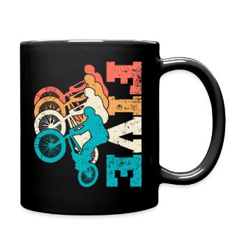 5. Geburtstag Bmx Fahrrad 5 Jahre Geschenk - Tasse einfarbig - Schwarz - Rechts