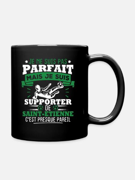 Je suis supporter de Saint Étienne - Mug uni - noir