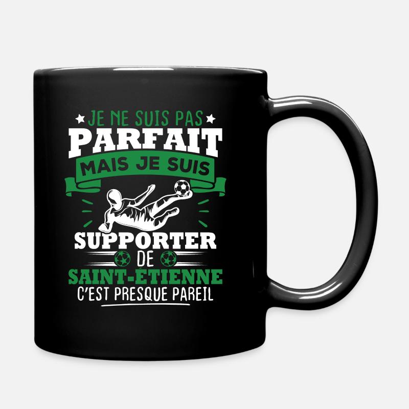 Je suis supporter de Saint Étienne - Mug uni - noir