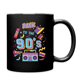 Retour des années 90's - Mug uni - noir - Droite