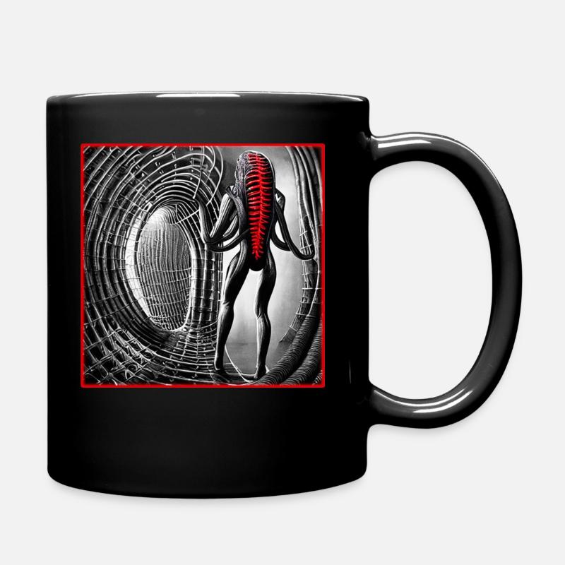 Aliengirl Giger Style - Tasse einfarbig - Schwarz