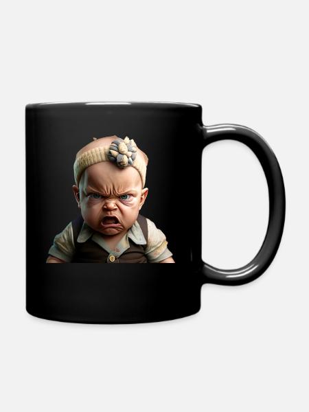 Psycho Bébé - Mug uni - noir