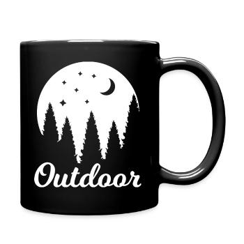 Adventure Travel Hiking Mountain - Full Colour Mug - black - Right