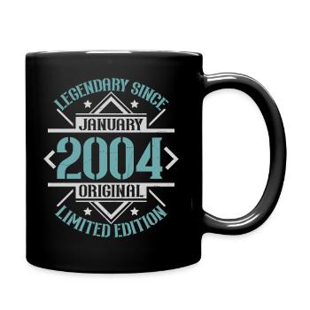 Légendaire depuis janvier 2004 édition limitée - Mug uni - noir - Droite