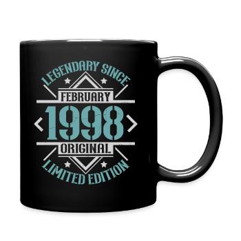 Legendary since February 1998 limited edition - Full Colour Mug - black - Right