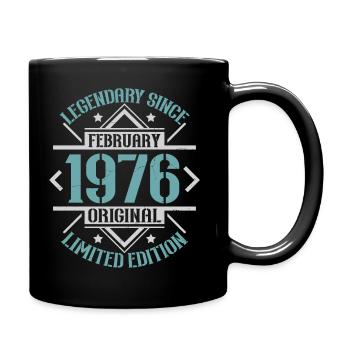 Légendaire depuis Février 1976 édition limitée - Mug uni - noir - Droite