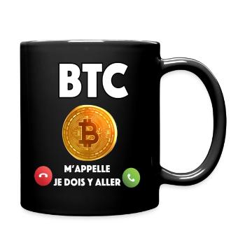 BITCOIN - Mug uni - noir - Droite