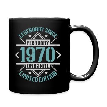 Legendary since February 1970 limited edition - Full Colour Mug - black - Right
