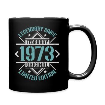 Legendary since February 1973 limited edition - Full Colour Mug - black - Right