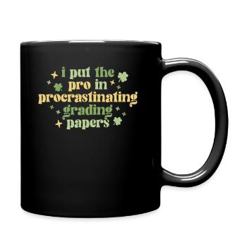 Drôle de professeur St Patricks Day School Pro In - Mug uni - noir - Droite