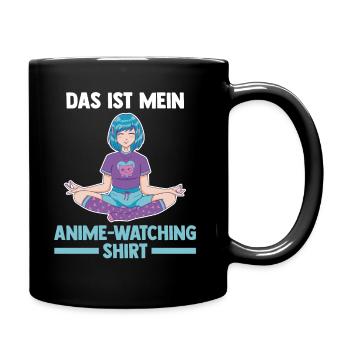 Anime - Tasse einfarbig - Schwarz - Rechts