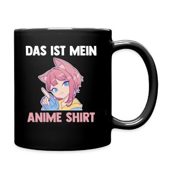 Anime - Tasse einfarbig - Schwarz - Rechts