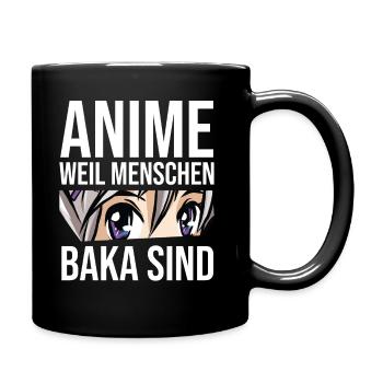 Anime - Tasse einfarbig - Schwarz - Rechts