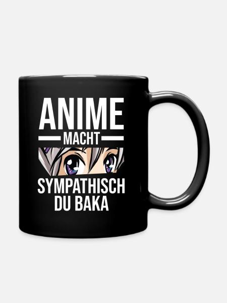 Anime - Tasse einfarbig - Schwarz