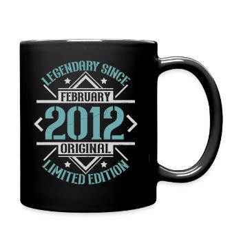 Legendary since February 2012 limited edition - Full Colour Mug - black - Right