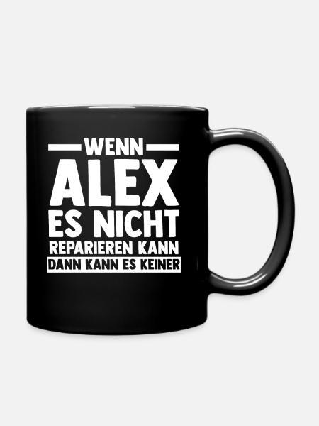 Alex - Tasse einfarbig - Schwarz