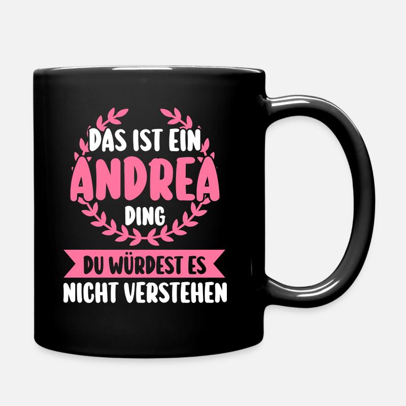 Andrea - Tasse einfarbig - Schwarz