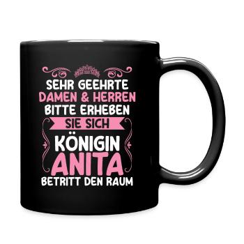 Anita - Tasse einfarbig - Schwarz - Rechts