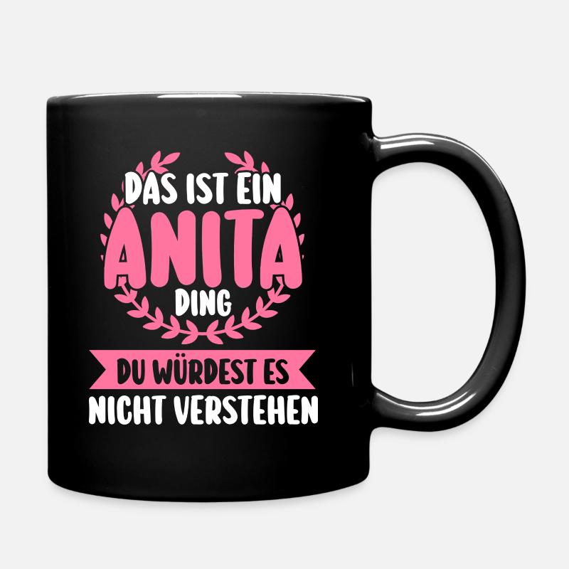 Anita - Tasse einfarbig - Schwarz