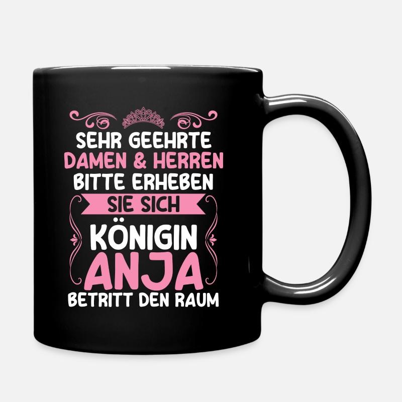 Anja - Tasse einfarbig - Schwarz