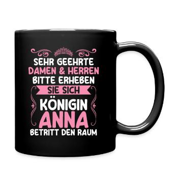 Anna - Tasse einfarbig - Schwarz - Rechts