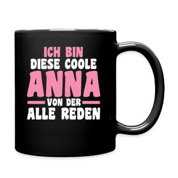 Anna - Tasse einfarbig - Schwarz - Rechts