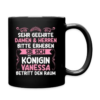 Vanessa - Tasse einfarbig - Schwarz - Rechts