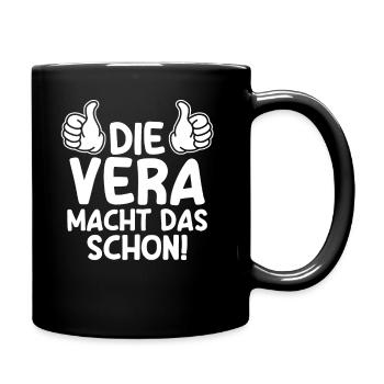 Vera - Tasse einfarbig - Schwarz - Rechts