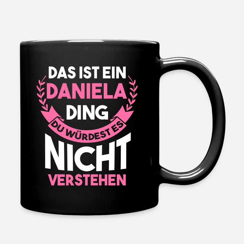 Daniela - Tasse einfarbig - Schwarz