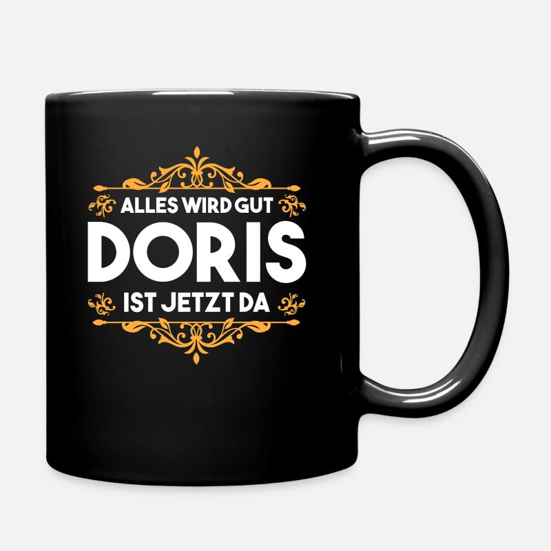 Doris - Tasse einfarbig - Schwarz