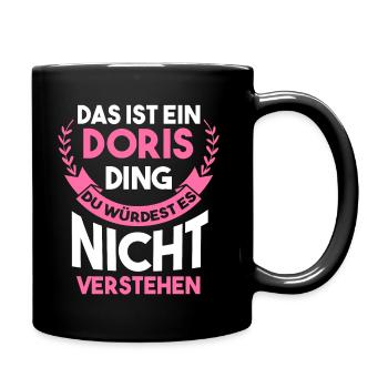 Doris - Tasse einfarbig - Schwarz - Rechts