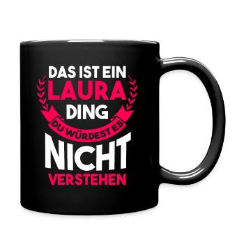 Laura - Tasse einfarbig - Schwarz - Rechts