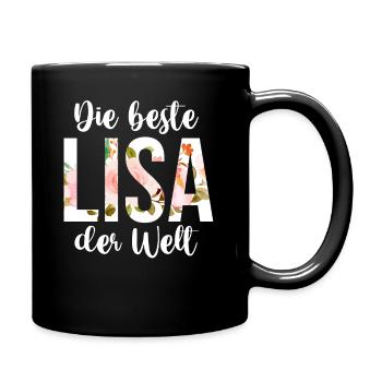 Lisa - Tasse einfarbig - Schwarz - Rechts