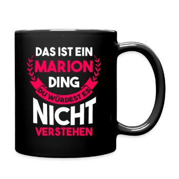 Marion - Tasse einfarbig - Schwarz - Rechts