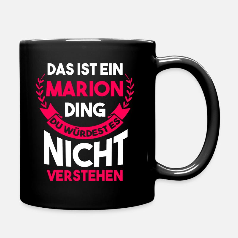 Marion - Tasse einfarbig - Schwarz