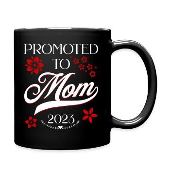Promu Mama 2023 Avec des fleurs de cerisier - Mug uni - noir - Droite