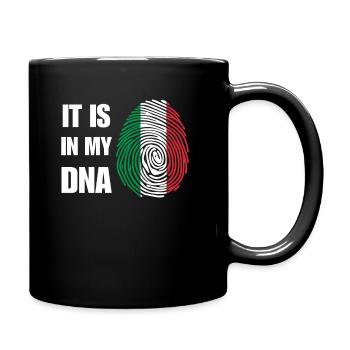 L’Italie est dans mon ADN - Mug uni - noir - Droite