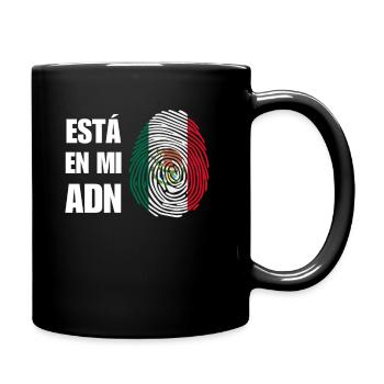 Mexiko ist in meiner DNA - Tasse einfarbig - Schwarz - Rechts