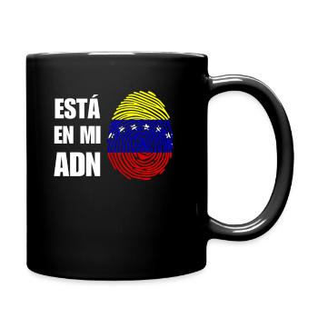 Venezuela ist in meiner DNA - Tasse einfarbig - Schwarz - Rechts