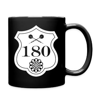 Darts Sports Fun - Full Colour Mug - black - Right