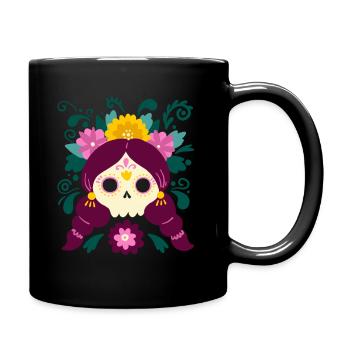 Flower girl original t-shirt ambiance estivale 🌺 - Mug uni - noir - Droite